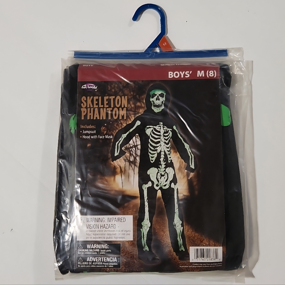 Skeleton Phantom M(8) Halloween Costume